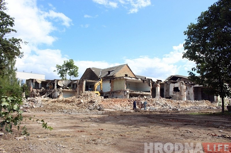 Бывший Гродненский кожевенный завод на Горновых пошел под снос Бывший Гродненский кожевенный завод на Горновых пошел под снос