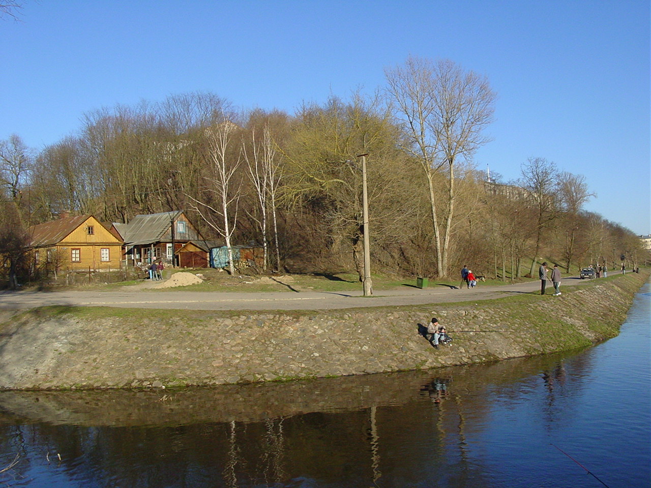 Устье Городничанки в 2005 г. Из деревьев на снимке не осталось ни одного