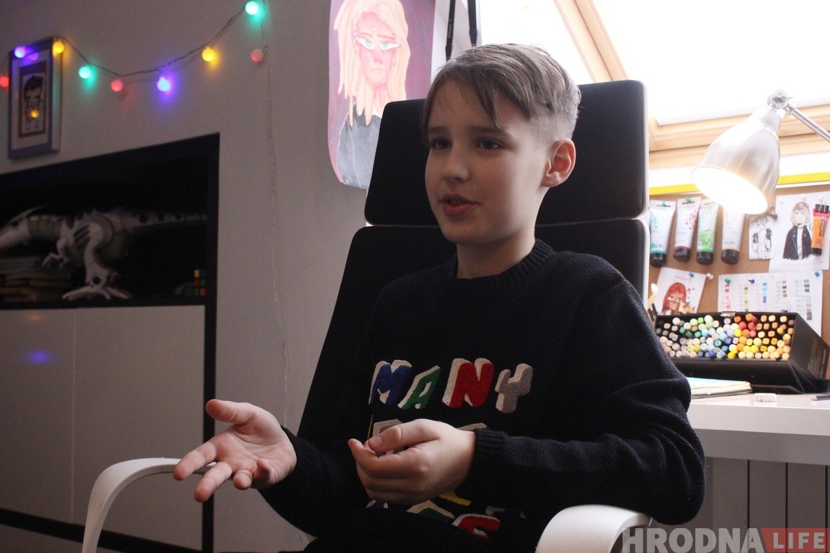 "Хочу быть иллюстратором". 9-летний гродненец удивляет всех своими стильными рисунками "Хочу быть иллюстратором". 9-летний гродненец удивляет всех своими стильными рисунками