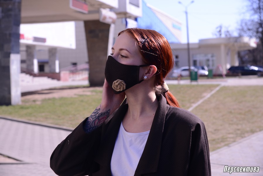 Коронавирус не пройдет: как гродненка создает дизайнерские маски Коронавирус не пройдет: как гродненка создает дизайнерские маски