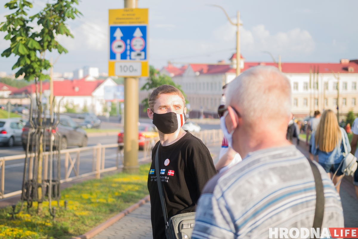 В Гродно прошла акция солидарности с задержанными