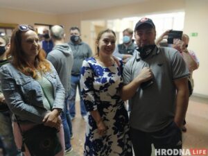Анна Канопацкая приехала в Гродно поддержать в суде активиста Анна Канопацкая Ежи Григенча