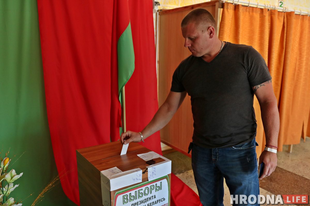 Вечер после выборов президента: онлайн из Гродно