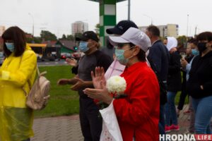 Газ и жесткие задержания. Акцию в Гродно разогнали через несколько минут Газ и жесткие задержания. Акцию в Гродно разогнали через несколько минут