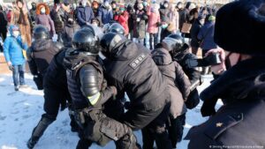 На протестах в России поддержали белорусов