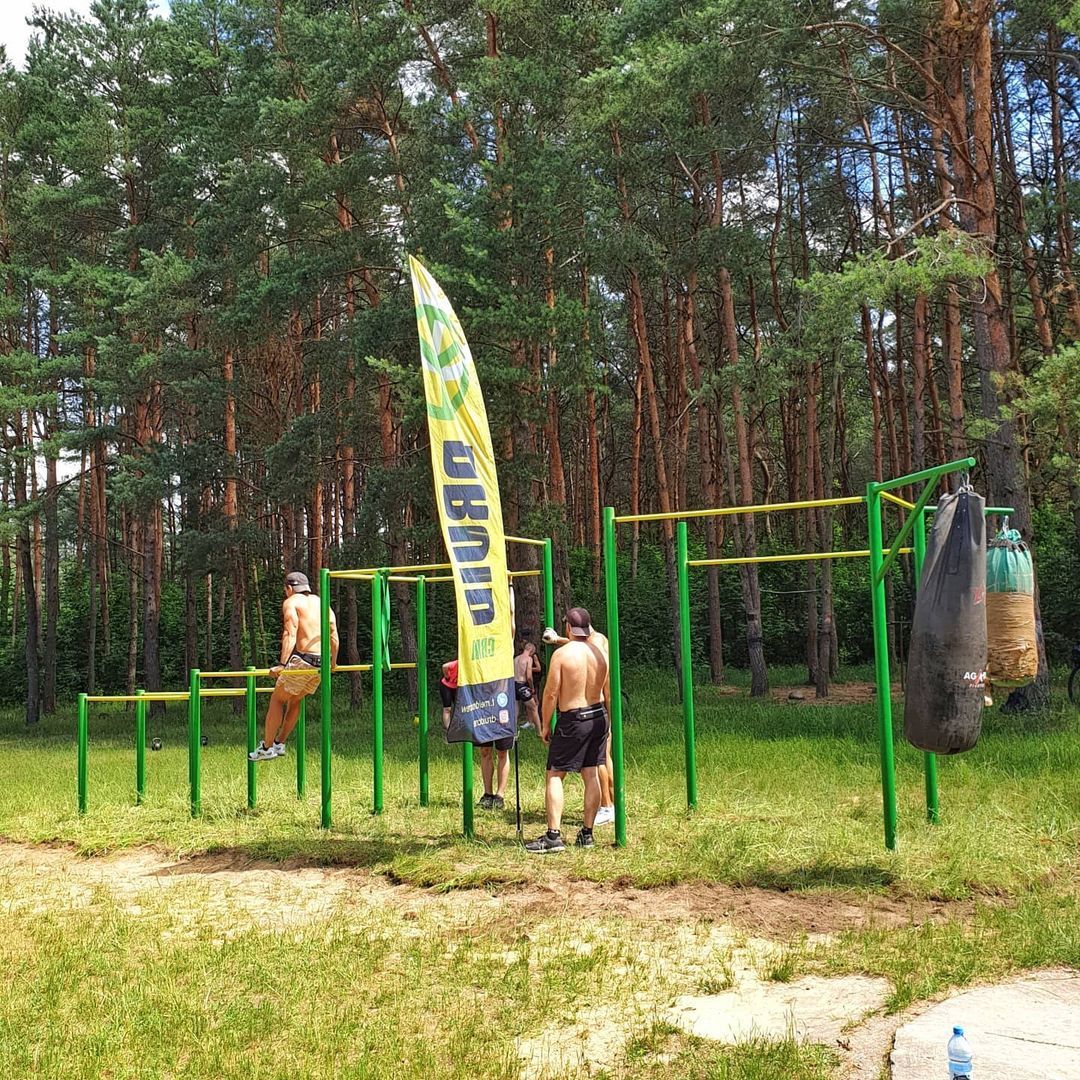 «Место для эффективных и качественных тренировок». В Гродно «друиды» своими силами создали спортивную площадку
