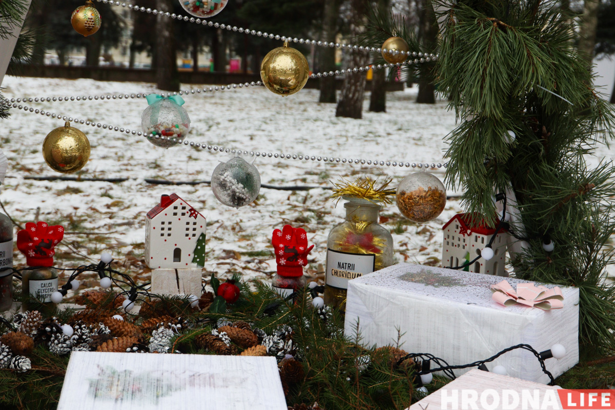 Меньше агротреша, больше фотозон и инфокиоск в елке. Смотрите, какие “дизайнерские” деревья поставили в гродненском парке