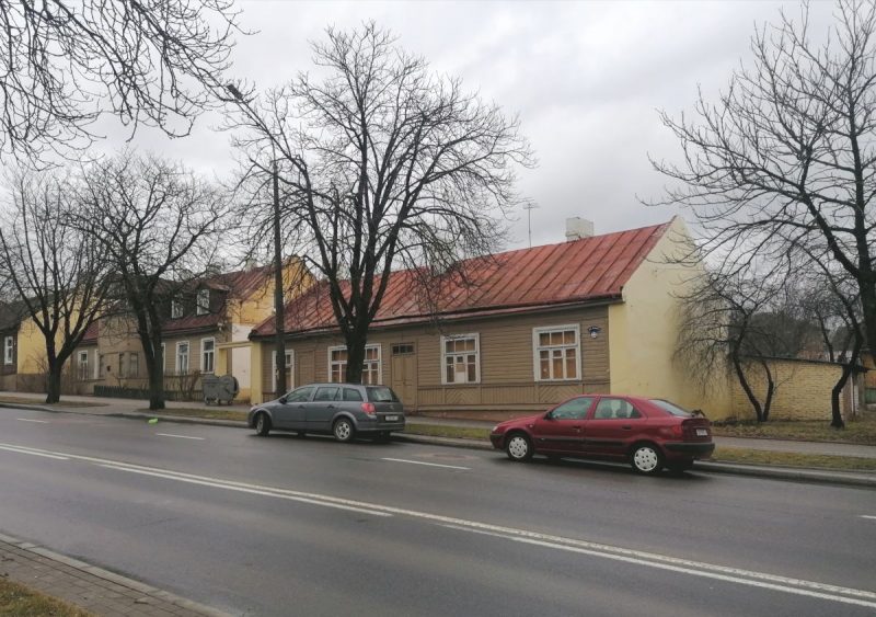 Дом на улице Филарета (бывшая часть улицы Горького). Фото: телеграм-канал Urban Hrodna