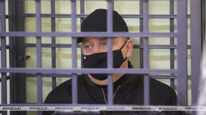 Николай Автухович на суде. Фото: БелТА
