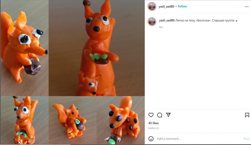 Весёлые белочки, синие ленточки и война, которая не прощается с нами. Как ведут Instagram детские сады Гродно