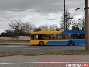 В Гродно появятся новые троллейбусы-"гармошки" с Wi-Fi троллейбус тралейбус общественный транспорт