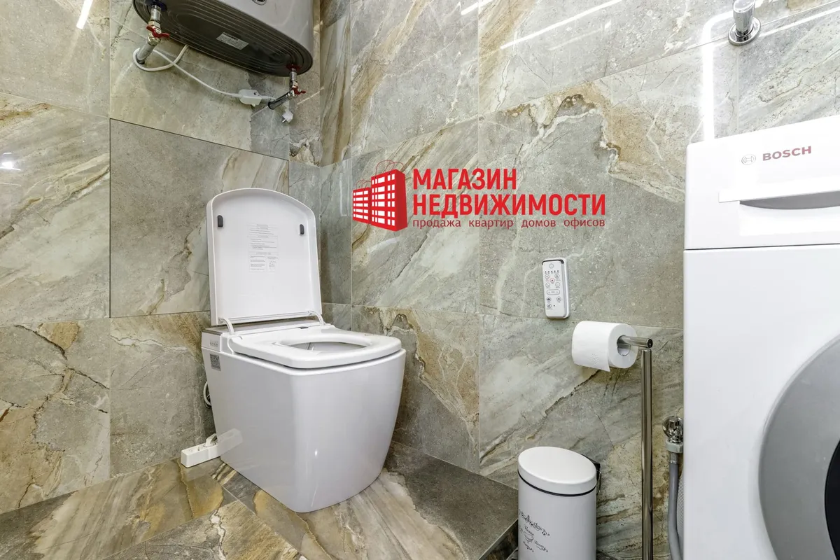 Санвузел у кватэры на Багдановіча