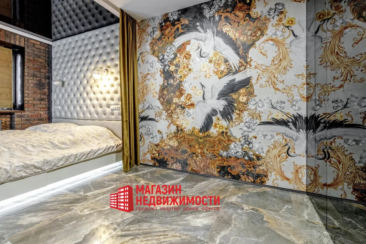 Спальня ў кватэры на Багдановіча