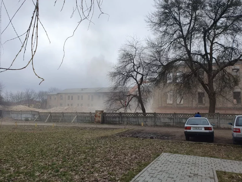 Снос казармы на Щорса, 2