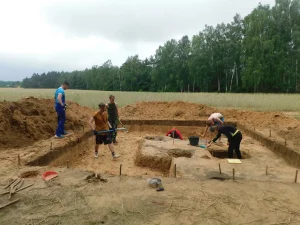 Археологические раскопки.