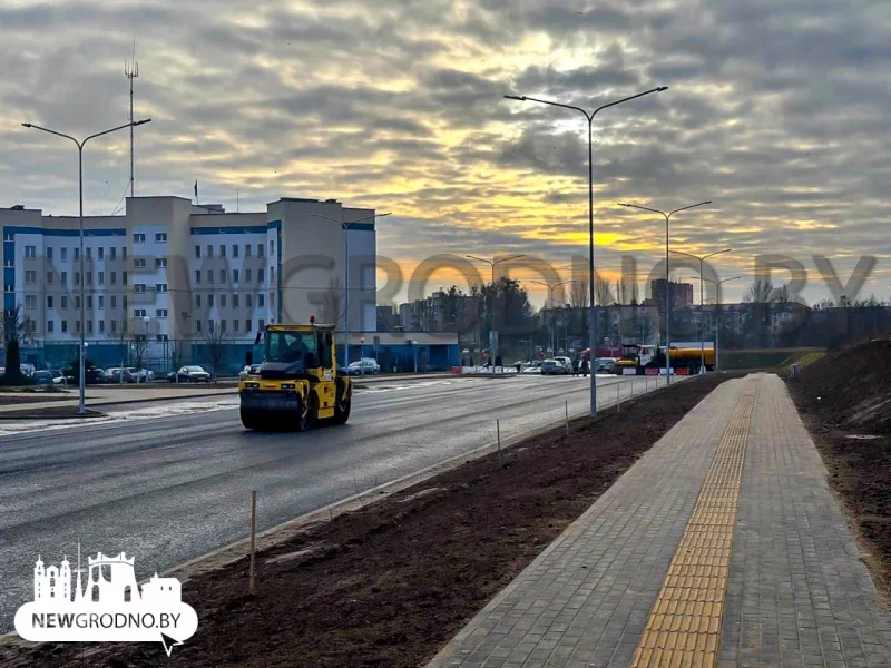 Вуліцы Гаспадарчую і Дубко злучылі чатырохпалоснай дарогай