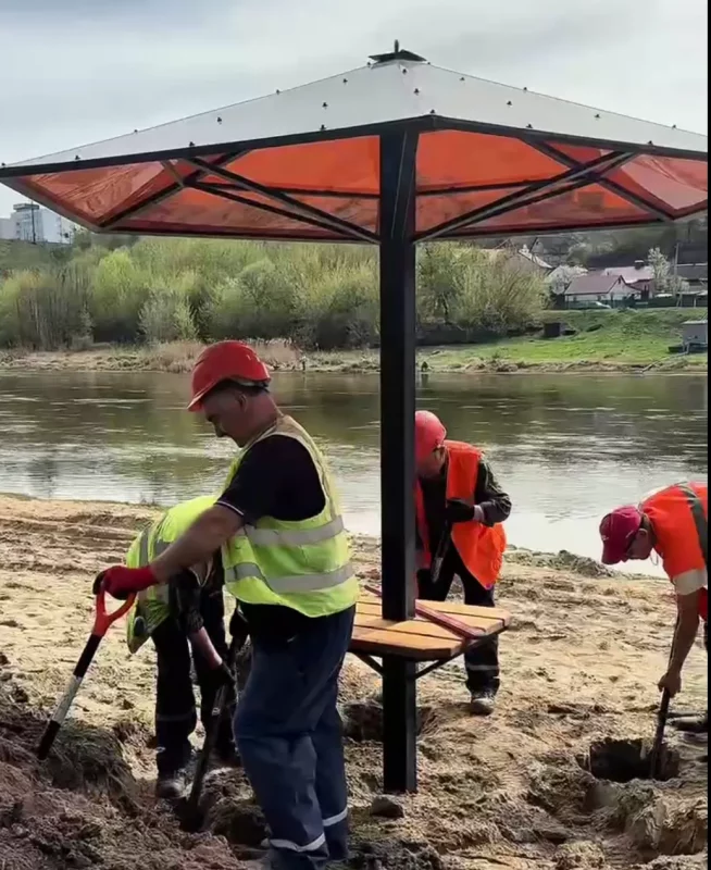 Абнаўленне гродзенскіх пляжаў