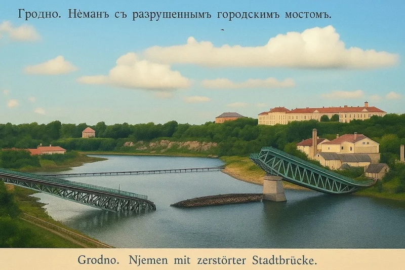 Гродненец с помощью нейросети раскрашивает архивные фото города