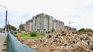 После обвала стены старого склада в Гродно назначили расследование После обвала стены старого склада в Гродно назначили расследование
