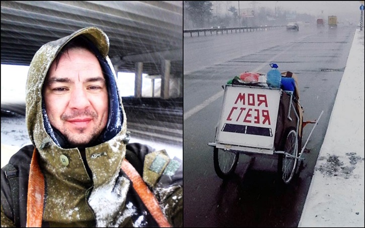 Падарожнік з Гродна пасяліўся ў манастыры на Салавецкіх астравах і не плануе працягваць праект "Моя стезя"