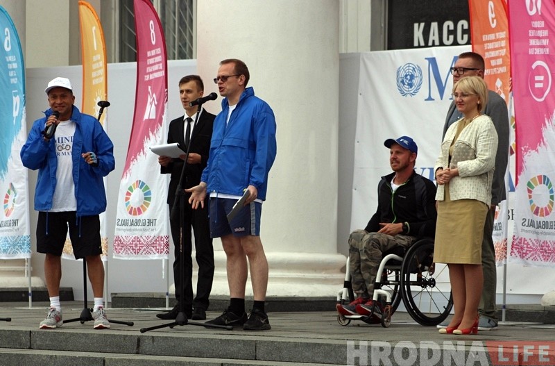 У Гродне стартаваў велапрабег у падтрымку Мэтаў устойлівага развіцця У Гродне стартаваў велапрабег у падтрымку Мэтаў устойлівага развіцця