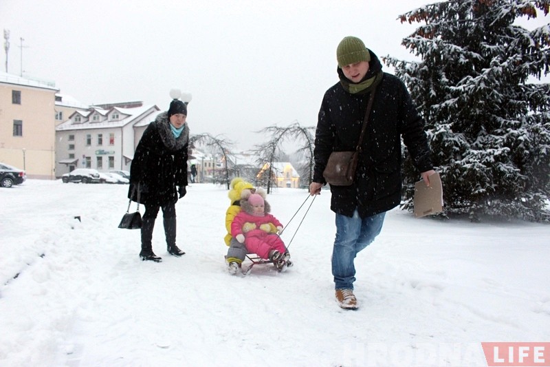 Фотафакт: Гродна засыпала снегам Фотафакт: Гродна засыпала снегам