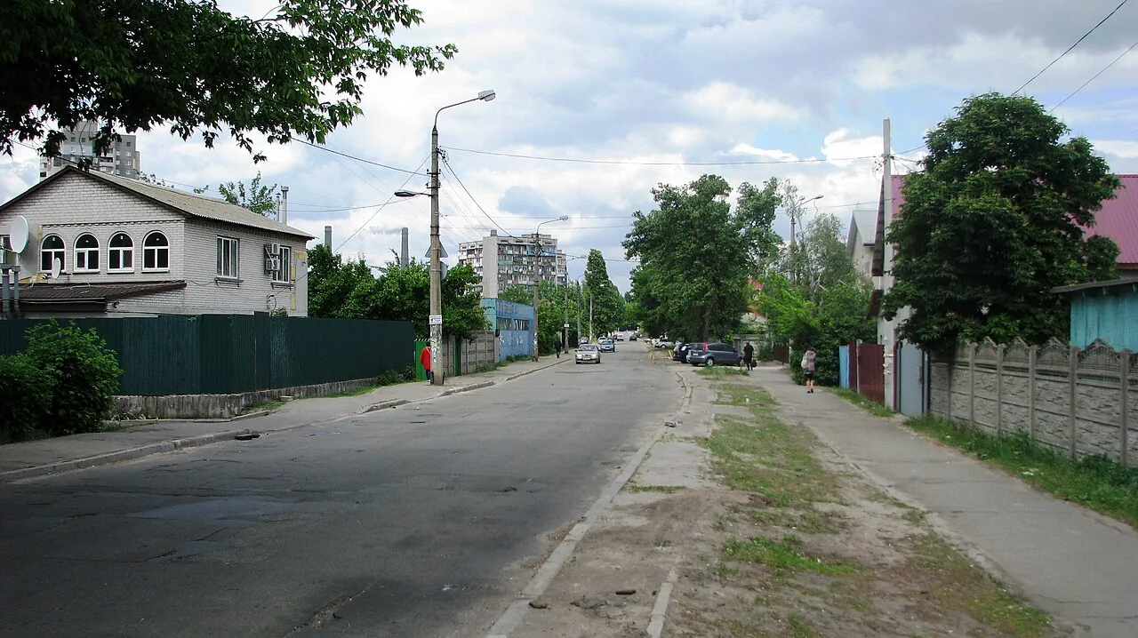 Вуліца Гродзенская ў Кіеве ў 2018 годзе. Фота: Wikimedia Commons