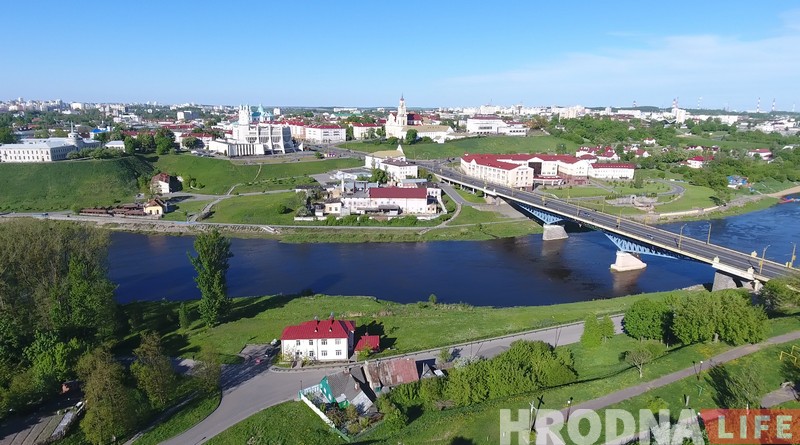 І бацька, і маці. Глядзіце відэа з палёта над Нёманам