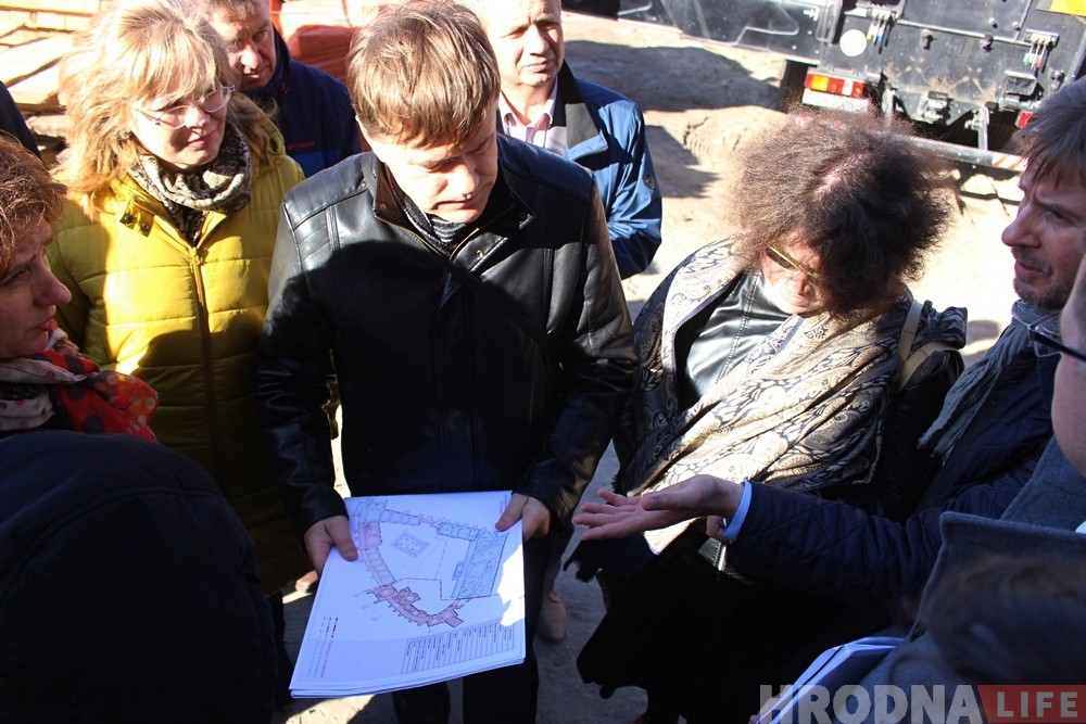 Польскія эксперты прыехалі знаёміцца з рэканструкцыяй Старога замка ў Гродне