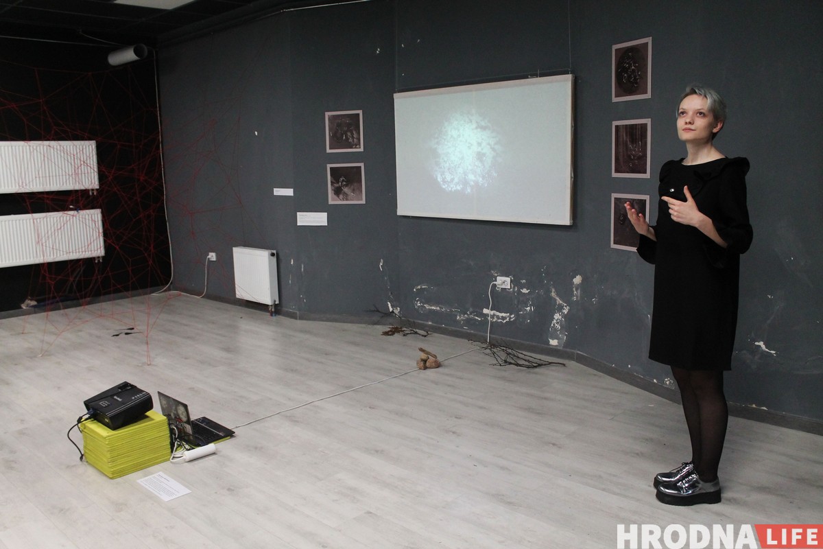 “Лес дзяўчыны”. У Гродне адкрылася выстава з творамі, якія можна знішчаць