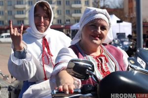 У Гродне Ровар-фэстам адкрылі летні веласезон і склалі гігантскі ровар (+відэа з дрона)