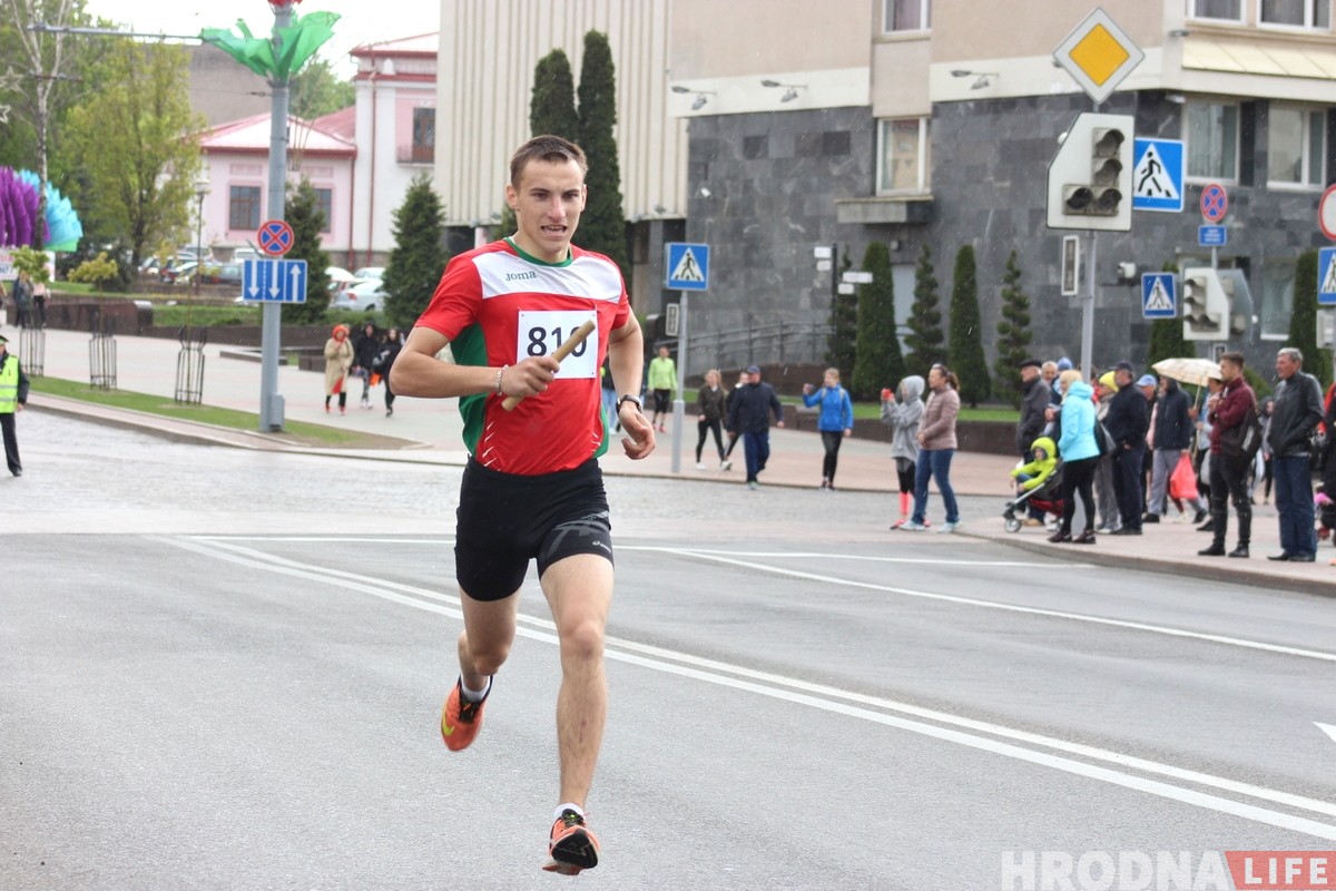 В 74-й раз в центре Гродно прошла городская эстафета
