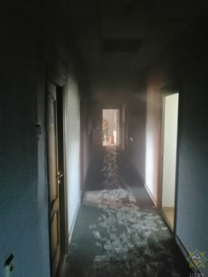 У горадзе гарэў будынак «Гроднааблгаза» У горадзе гарэў будынак «Гроднааблгаза»