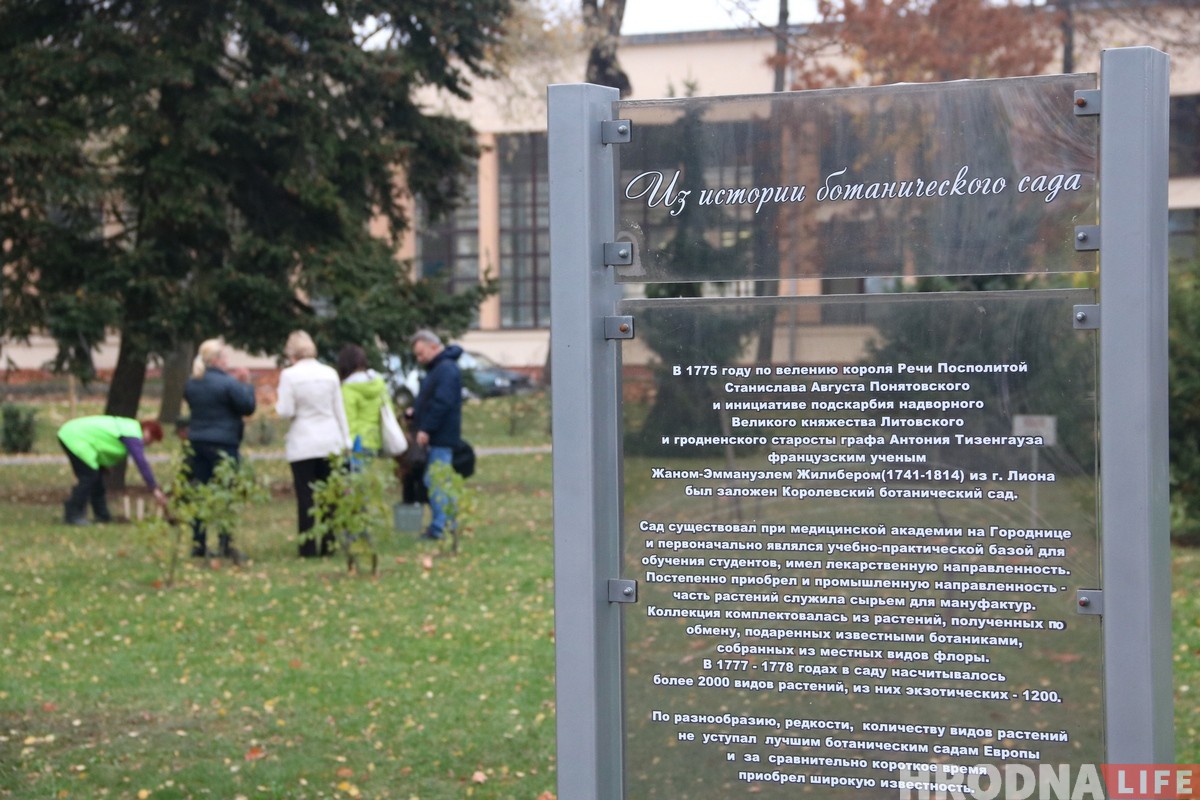 ботанический сад, парк Жилибера, Канюк, батанічны сад, парк Жылібера