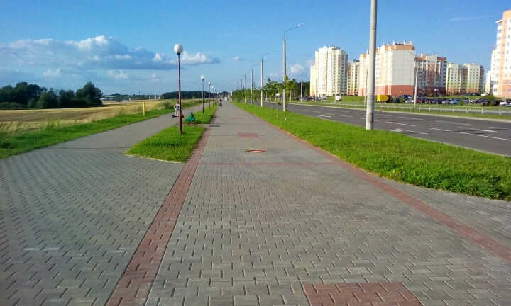 Набярэжная, за якую нам сорамна. Чаму трэба давесці да ладу дарогу ля Каложы як мага хутчэй Ольшанка Альшанка