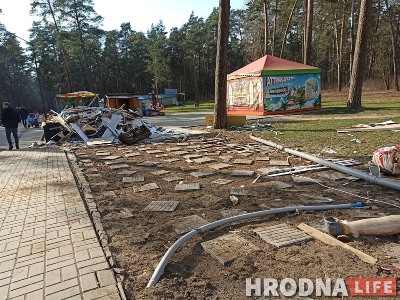 “Паляны” больш няма. Адзіную ў Пышках кавярню зруйнавалі