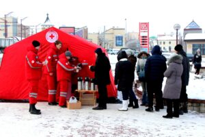 Гарачы чай і першая дапамога. Як у цэнтры Гродна будзе працаваць пункт абагравання "Чырвонага крыжа" Гарачы чай і першая дапамога. Як у цэнтры Гродна будзе працаваць пункт абагравання "Чырвонага крыжа"