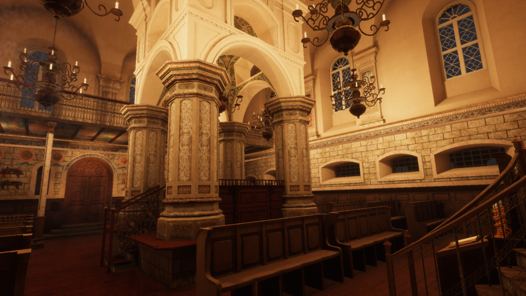Ацаніць інтэр'ер слонімскай сінагогі ў XVII стагоддзі праз VR-шлем. У Беларусі стварылі першую віртуальную рэканструкцыю будынка