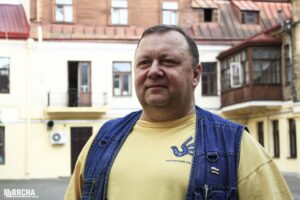 Гродзенскіх праваабаронцаў выклікалі ў Следчы камітэт праваабаронцы Вясна Віктар Сазонаў. Фота: "Вясна"