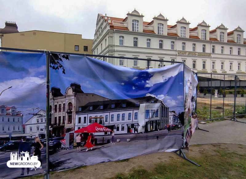 На Савецкай узводзяць новы будынак Сямашкі. Працы пачалі без археалагічнага нагляду
