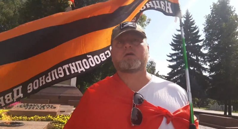 Пикет в Гродно: активисты НОД требовали создать губернии и ликвидировать независимость Беларуси