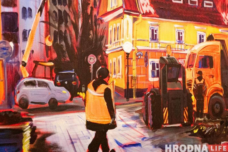 “Ёсць пагорак, з якога бачна Брэст”. Гродзенскі мастак-эмігрант паехаў у Цярэспаль, каб намаляваць Беларусь - і зрабіў выставу