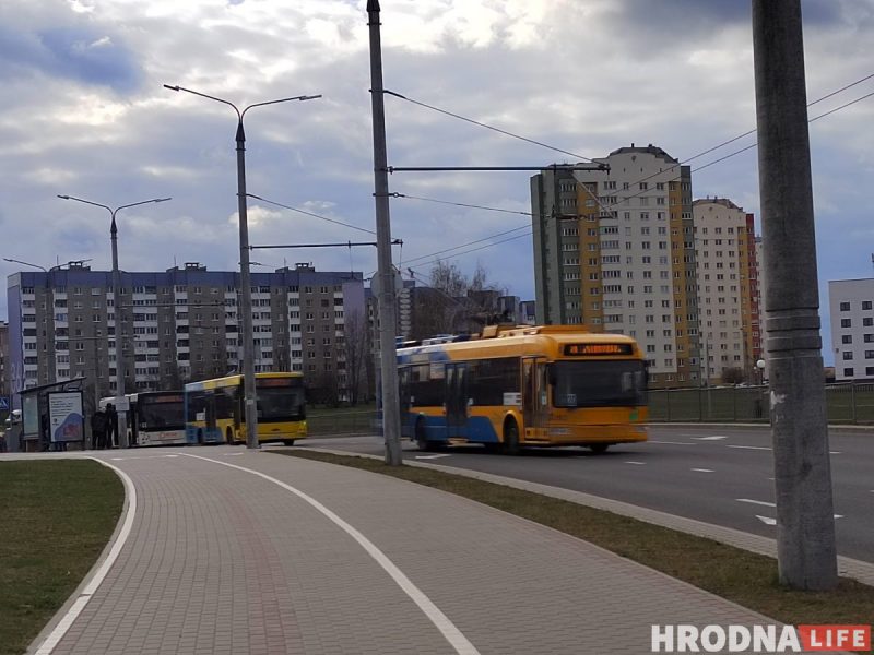 У Гродне мяняюць назвы адразу васьмі прыпынкаў тралейбус тралейбус грамадскі транспарт прыпынкі ў Гродне