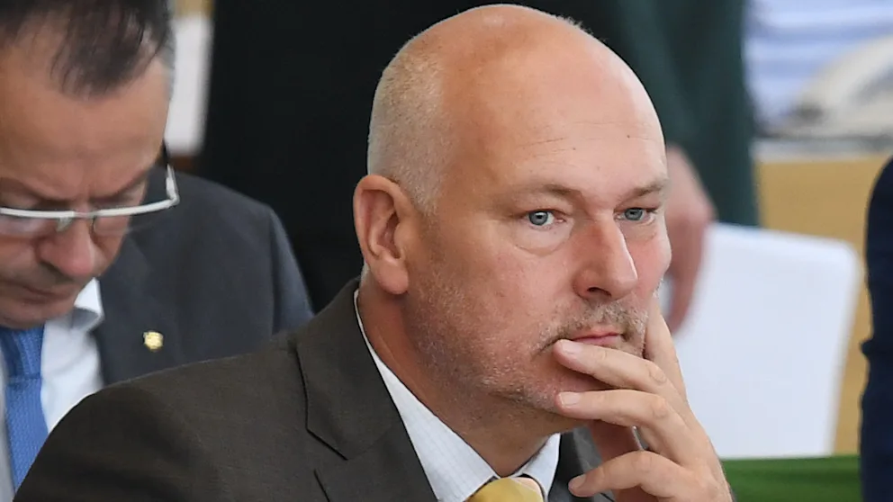 Дэпутат парламента зямлі Саксонія Ёрг Дорнаў, які валодае бізнесам ТАА Цыбулька-Бел у Беларусі