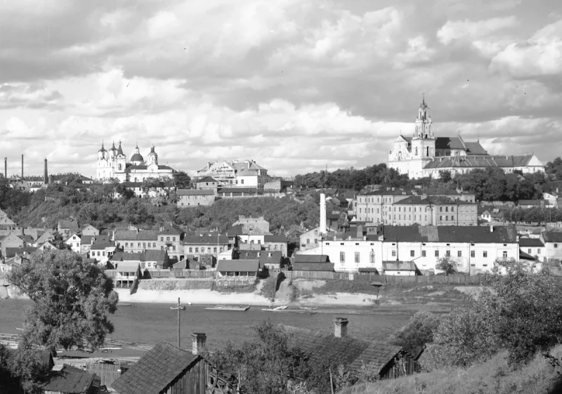 Выклік прывідаў, суботняя п’янка і металічны прут у галаве: чым жыў Гродна 100 гадоў таму (5-18 жніўня 1924 года) Гродна ў міжваенны перыяд. Фота: Narodowe Archiwum Cyfrowe