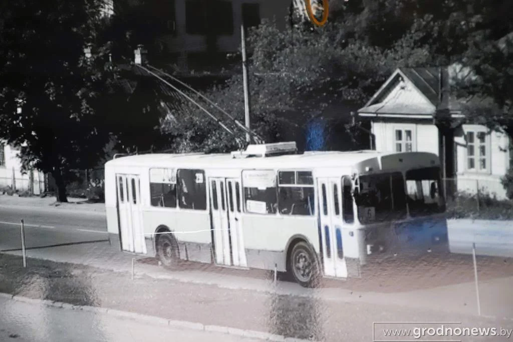 Тралейбус 187 на вуліцах горада. Фота: grodnonews.by