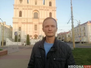 Бондаравай адказалі на скаргу аб выказванні Марзалюка - актывістка засталася незадаволеная Яўген Дудкін у Гродне, 14 верасня 2020 года. Фота з архіву Hrodna.life