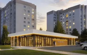 У Гродне на вуліцы Дзяржынскага плануецца пабудаваць новы ФАК з крамамі Фок Девятовка